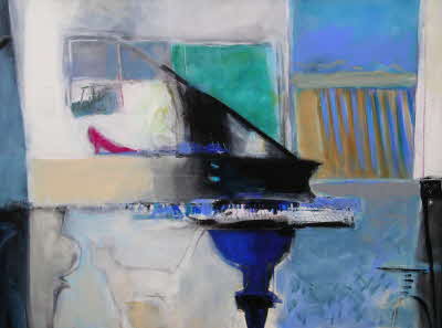 Susanne Beckh - 'Musik in der Provence', 60 x 80, Acryl, 2003