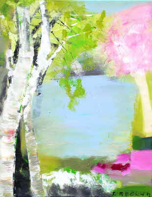 Susanne Beckh - 'Frühling', 50 x 40, Acryl, 2012
